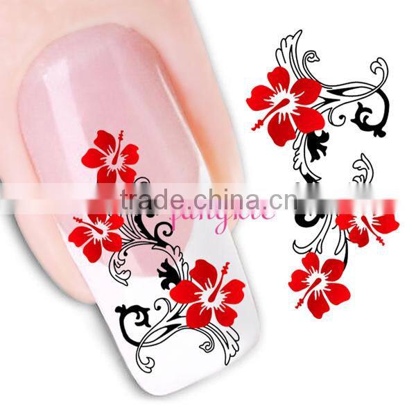 Hotselling water nail tips sticker