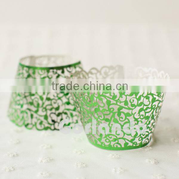Cake Tools Baking Custom Lace Cupcake Wrapper For Party
