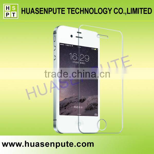 2.5D Round Angle 0.26mm Screen Shield Tempered Glass Screen Protector For iPhone4/4S