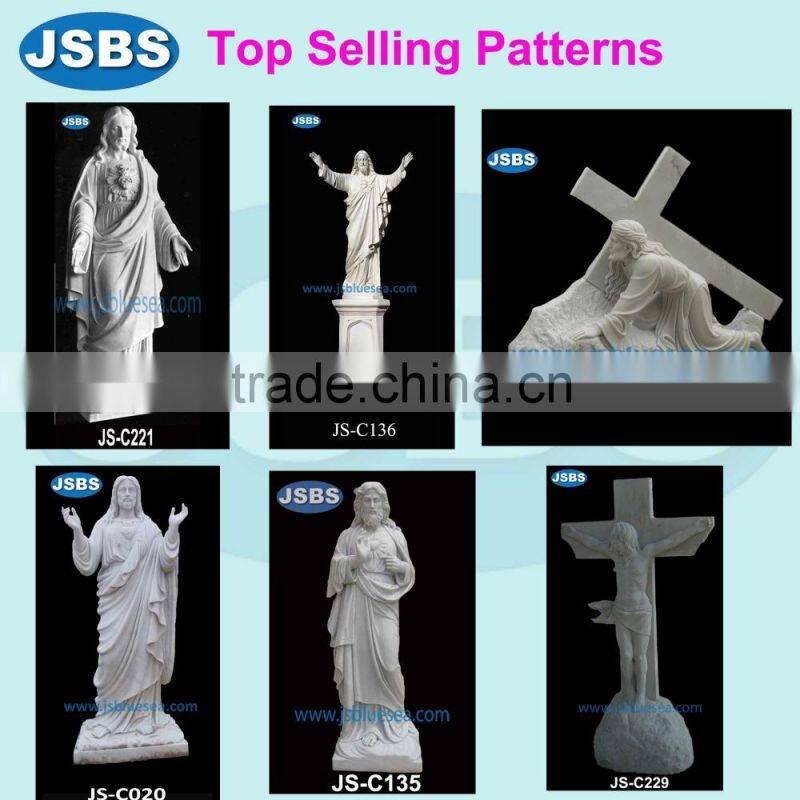 famous outdoor white marble hand carved warrior statue