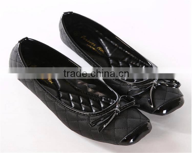 Brand new flat ladies shoes ladies rubber soles flat shoes with high quality XT-DA0905