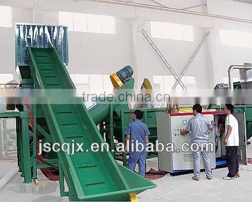 waste PE PP film recycling granulator machine