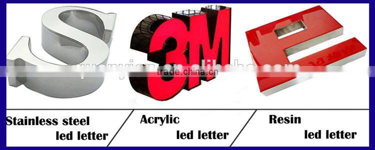 New style illuminated sign manufacturer LED neon letter
