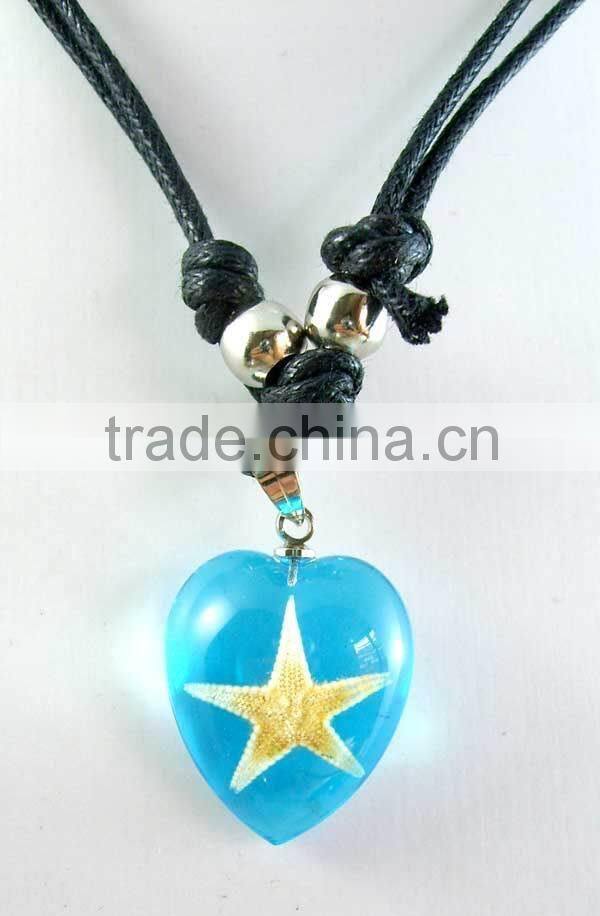 2015 Fashion Heart of Ocean Lucky Amber Necklace