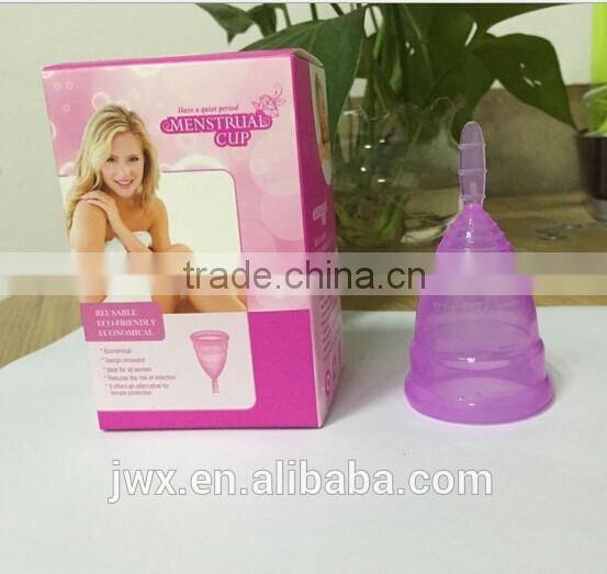 Reusable silicone Menstrual Cups for lady