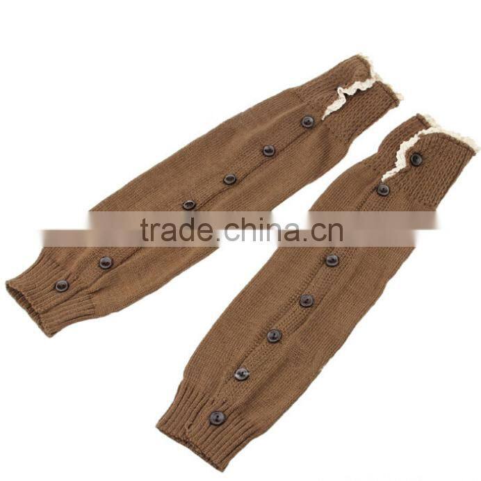 Black Friday color Button down Leg warmers lace boot cuff socks legwarmers womens knit leggings at stock