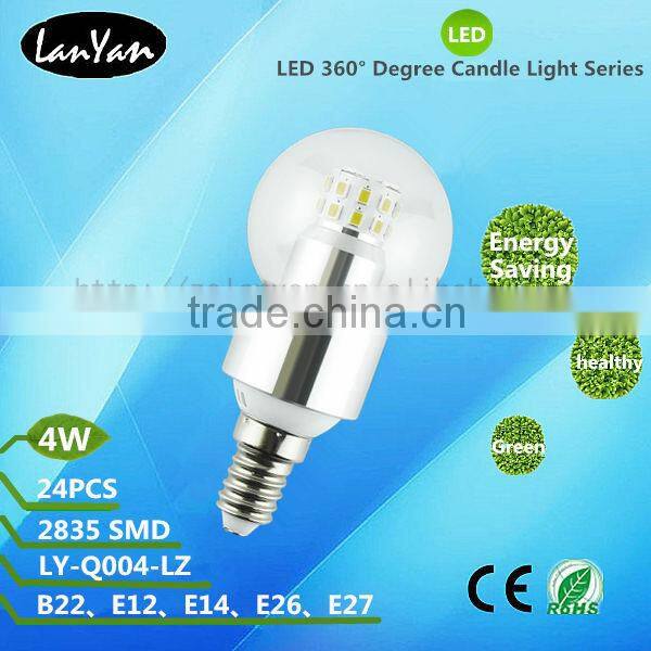 beatiful high quality e26 e27 led bulb 4w with CE ROHS