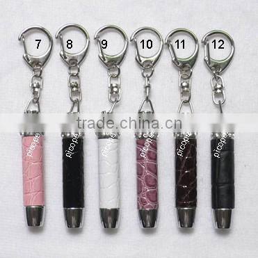 Croco leather Mini torch with keychain on sale