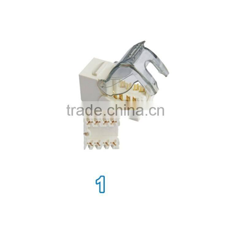 Toolless UTP Cat 6 RJ45 keystone jack