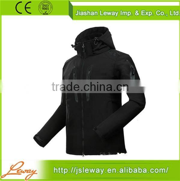 Outdoor softshell jacket black
