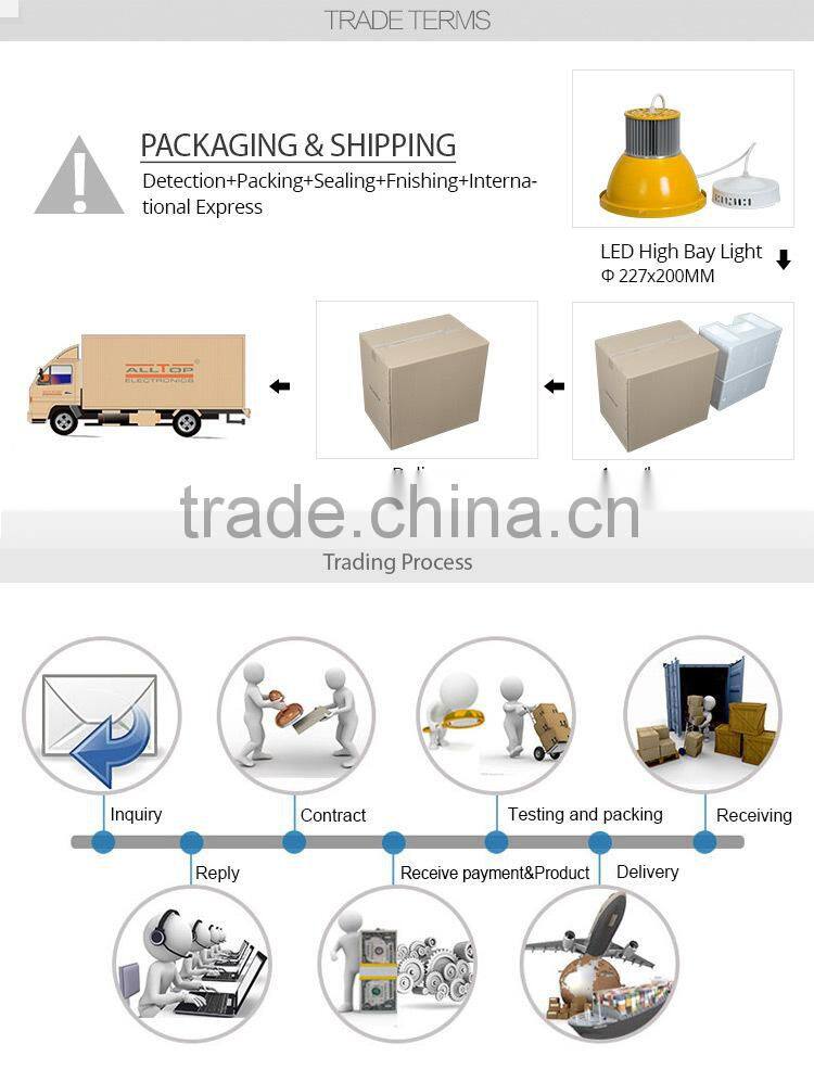 High lumen bridgelux waterproof 30w low bay fixtures