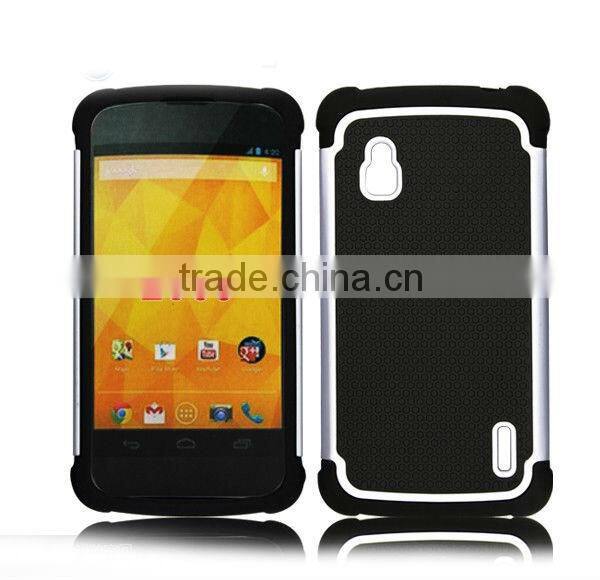 Shock proof hard Mobile Phone case for LG Nexuse 4 E960