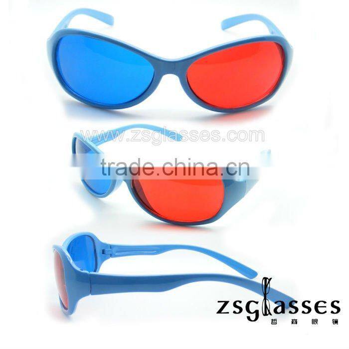Cheap Promotional Free shipping 3D glasses for tv /DVD moive /film / game,red and blue 3d glasses,polarized 3d glasses