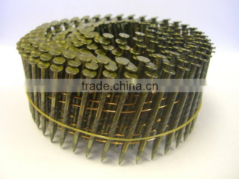 15 degree hot dipped galvanized coil nails