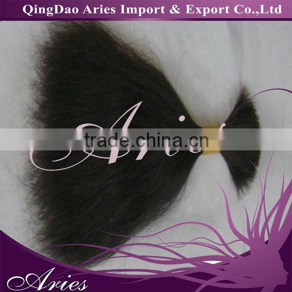 100% brazilian hair bulk silk straight, natural color, top quality