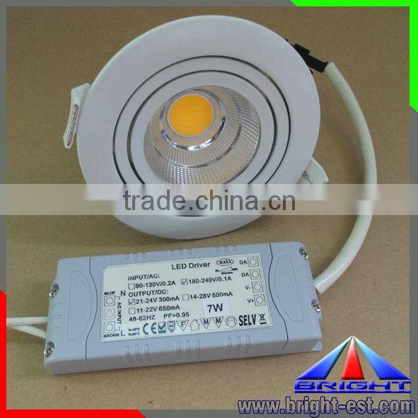 new design dimmable 3years Warranty LED COB Downlight,round led ceiling light