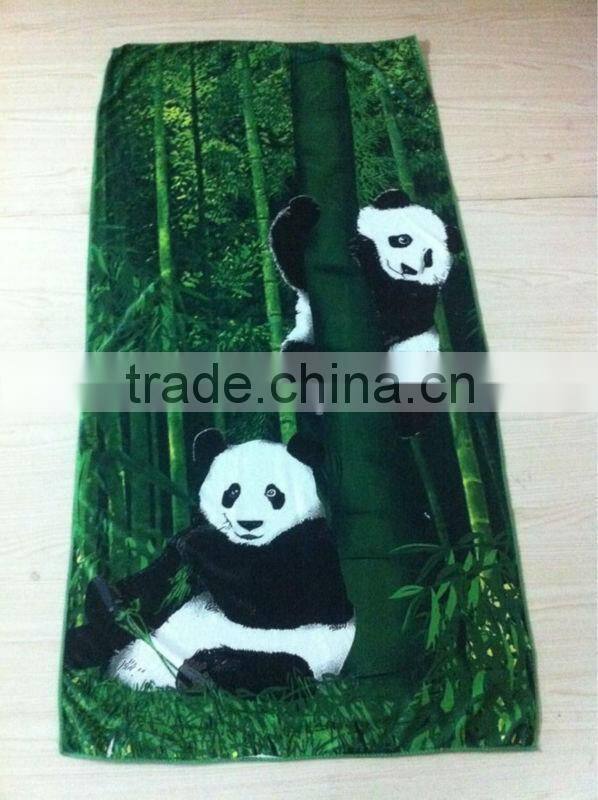China manufacturer custom printed microfiber towel for beach