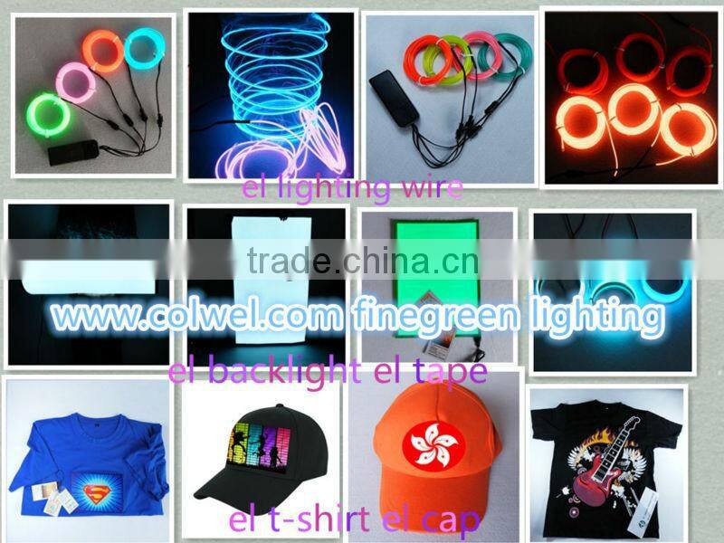 2013 EL glowing Cap--hot selling items-el equaliser cap,el flashing cap