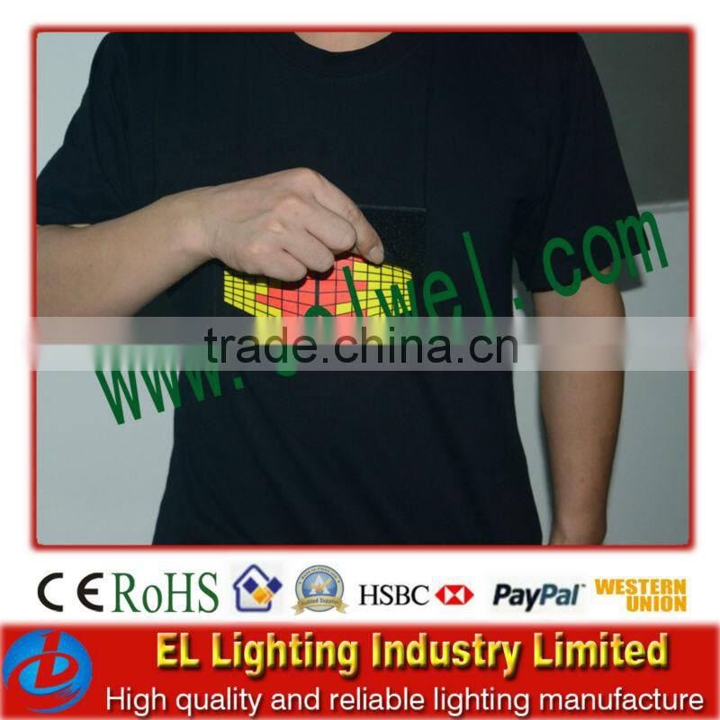 Promotional wireless el t-shirt