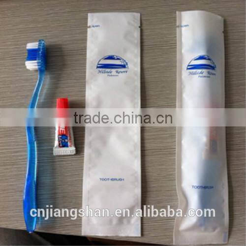 small plastic toothbrush one time use