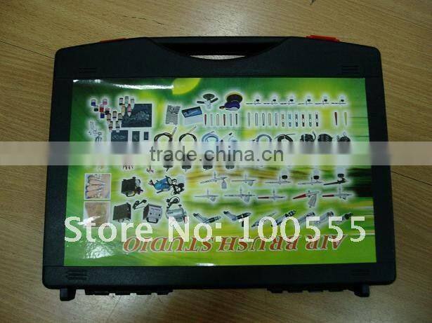 Professional Airbrush Set with 6pcs Airbrush,4pcs Glass Jar,2pcs Metal Cup (PR-812)