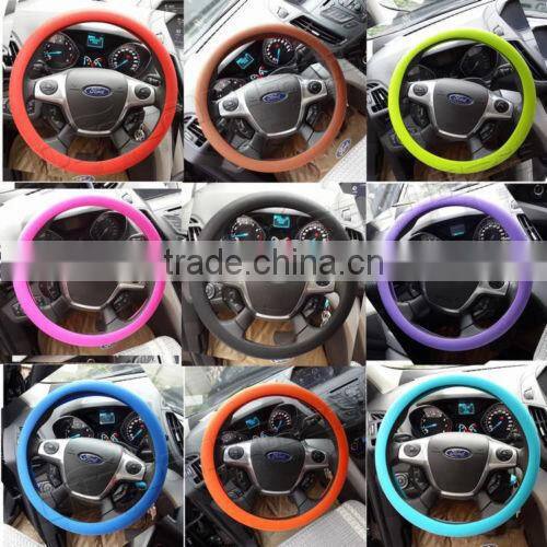 13 inch silicone car steering wheel cover