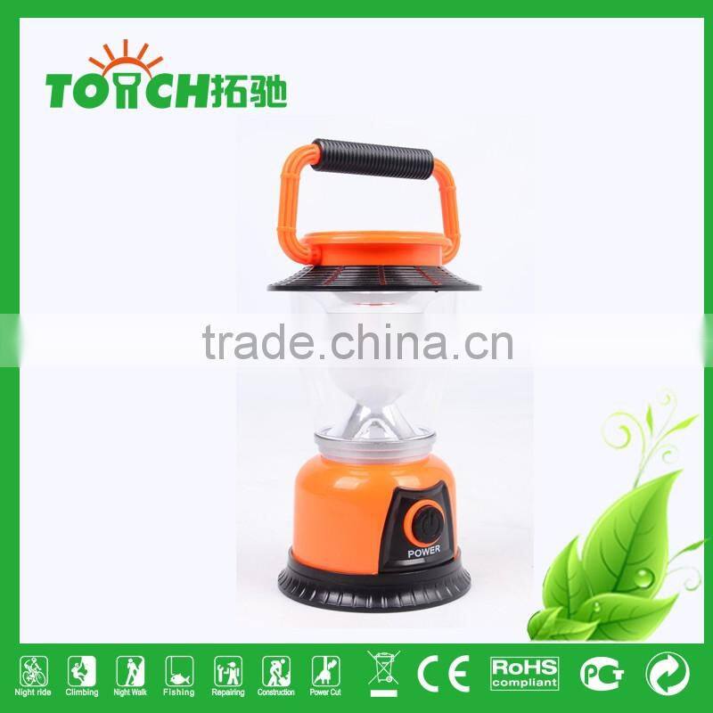 outdoor camping Lamp Rechargeable Light hiking use 4AAA battery colorfulhigh power camping lights for solar led lantern