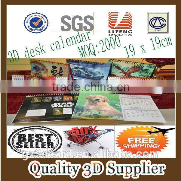 Guangzhou lifeng hot sale greeting card & new years greeting card & wholesale handmade new year greeting 3d card