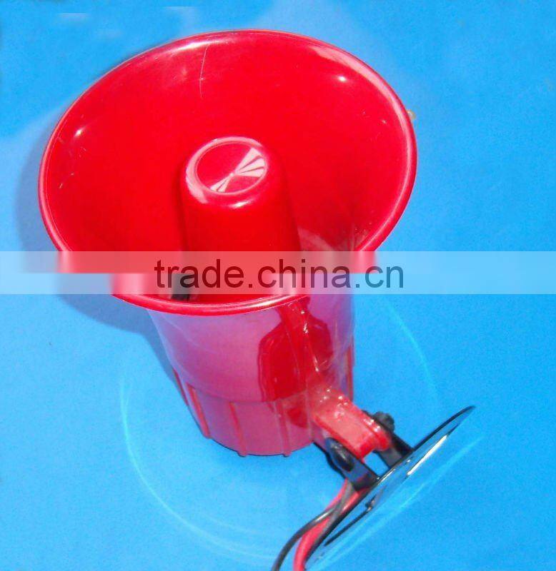 Price of factory,ES-501,RED ELECTRONIC SIREN,DC 12V, 24V,CE & ROHS