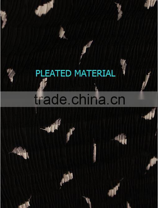 plus size 2016 spring new style high waist chiffon ladies capri trousers