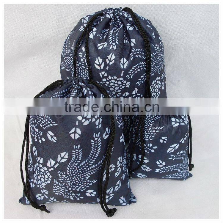 nylon small drawstring shoe bag