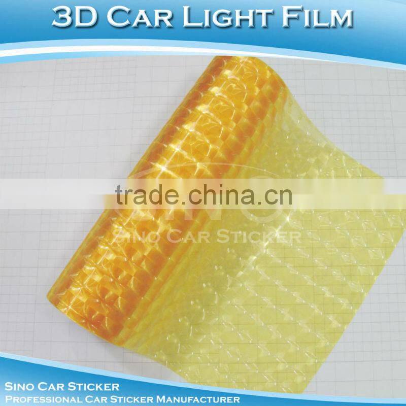 0.3x10m 3D Red Car Film Cat Eyes Car Light Decoration Tint Vinyl