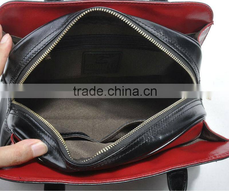 hot selling High quality genuine leather handbag with snake