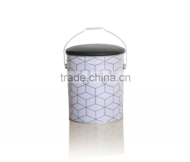 Best selling Factory Round decorative metal bucket stool