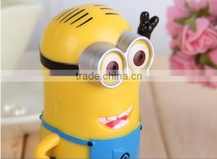 charger mobile rechargeable cartoon cute minion power bank
