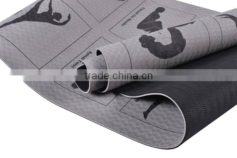 Eco Friendly Yoga Mat Fitness Equipment Waterproof Yoga Mat