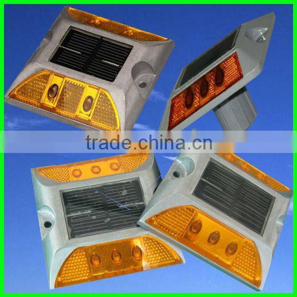 warning LED solar cat eye