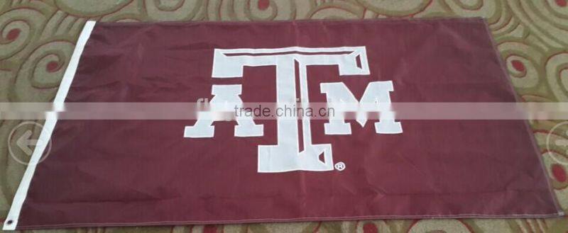 Embroidered flag