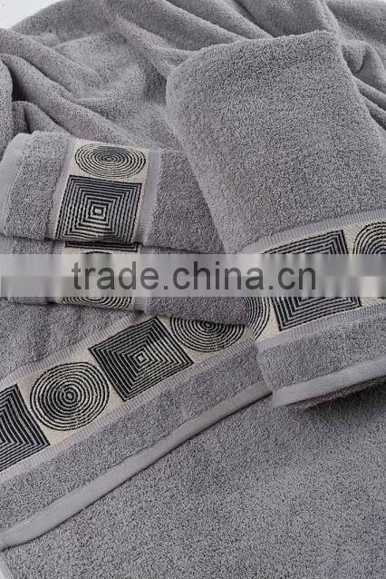 new cotton bath towel with boder