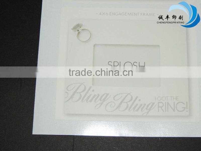 adhesive paper stickers with beauty design logo printed labels