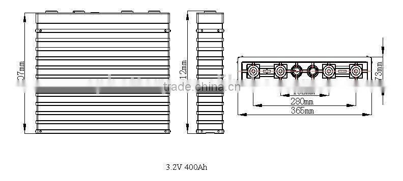 wind solar hybrid power system 3.2v 400ah lifepo4 battery cell solar energy electric vehicle batteries backup power