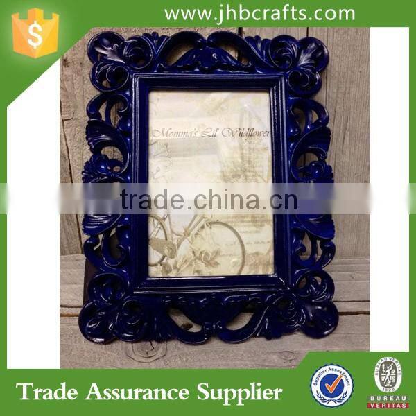 Double Horesheads Resin Photo Frame