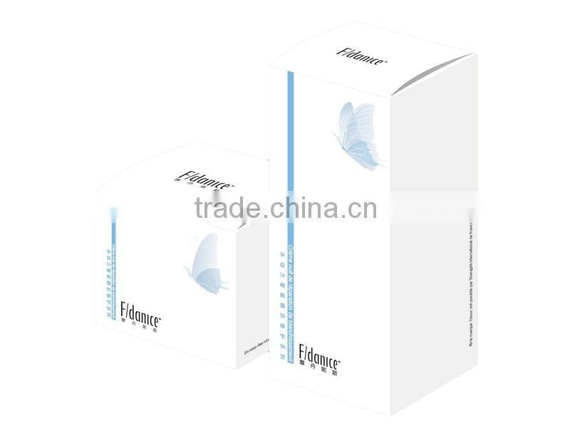 Offset printing clear plastic window packaging lip gloss box