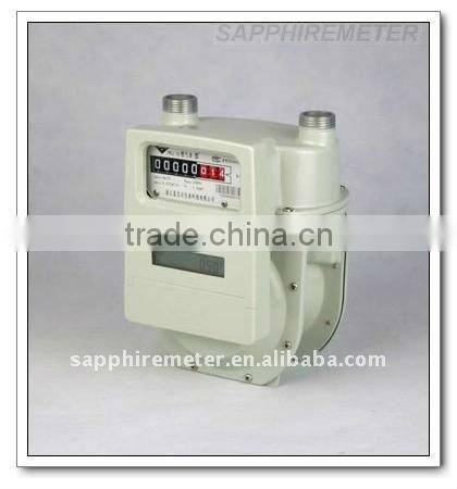 ICWG2.5B Sapphire Diaphragm Wireless Remote Control IC card Prepaid Intelligent Household Gas Meter