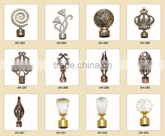 New style hot sales spherical curtain finials