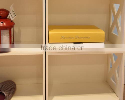 Expensive bedroom furniture pop combination white bookcase set