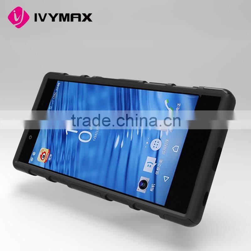 Low price China mobile phone 3 in 1 super holster combo case for sony xperia z5 android smartphone cases