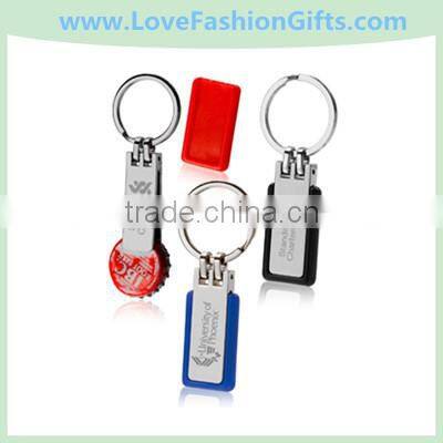 Bulk Teardrop Custom Metal Keychains & Promotional Logo Key Chains