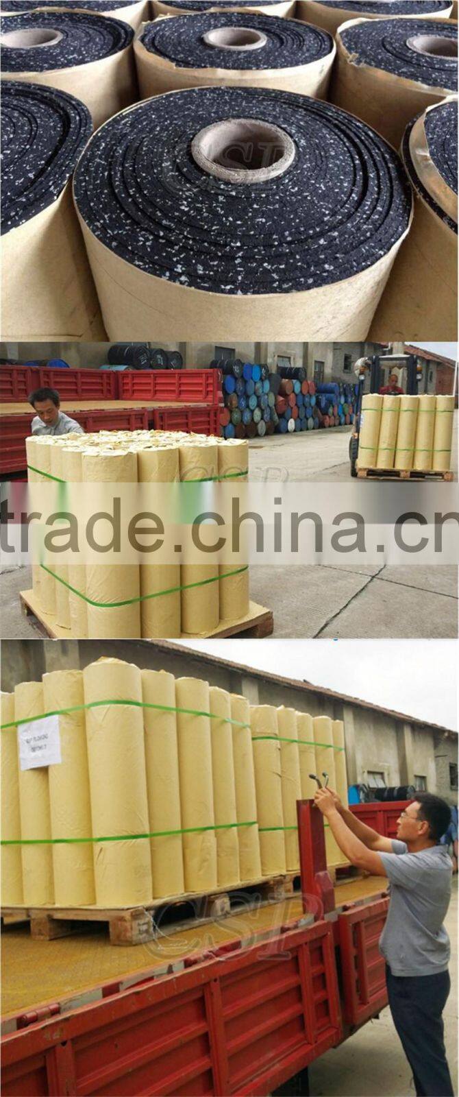 Trade Assurance of easy clean epdm rubber carpet flooring in roll/recycled rubber roll/outdoor rubber matting roll
