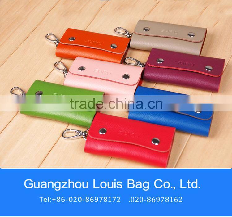 lady key pouch cow leather holder genuine leather key pouch